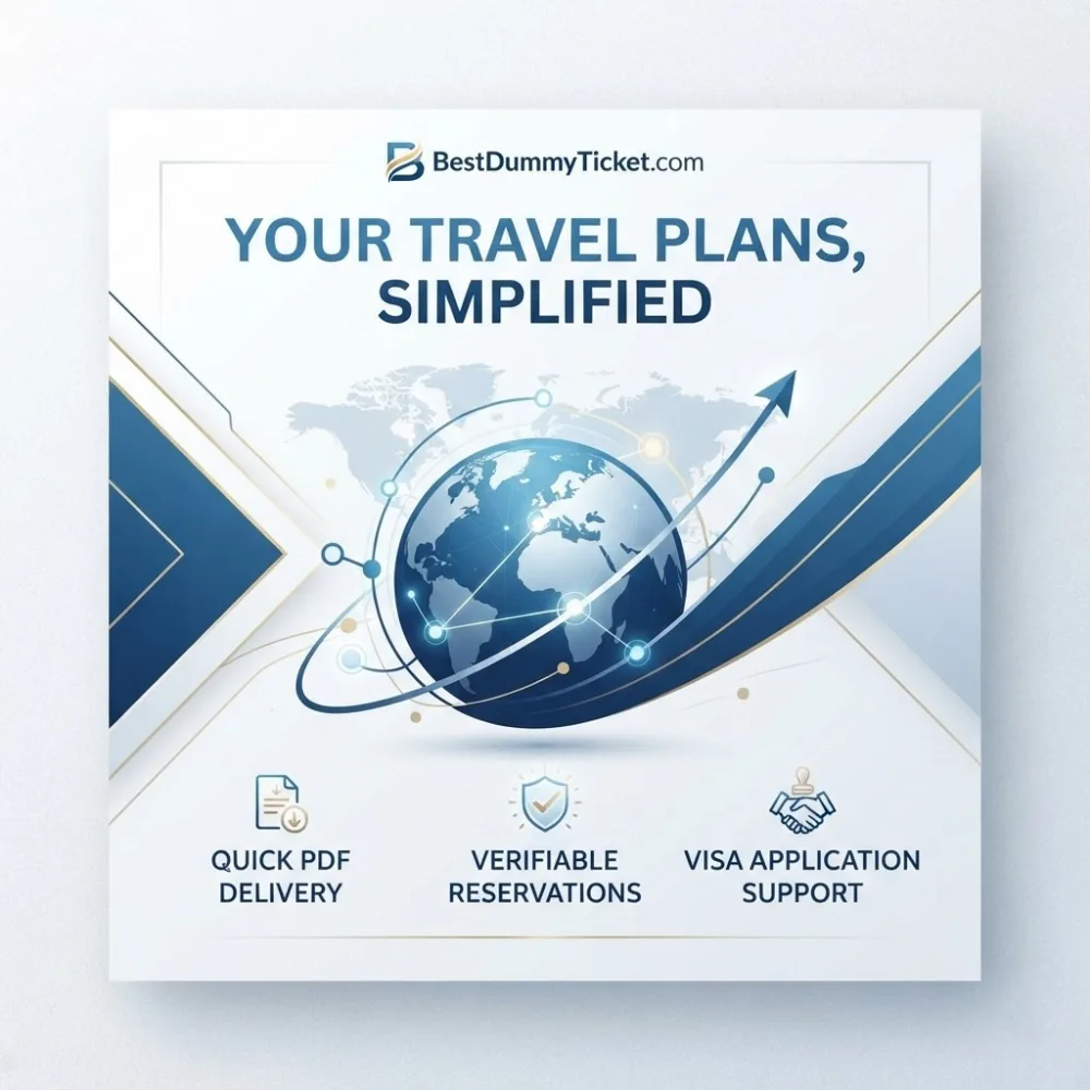 Book Dummy Ticket for visa purposes or other documentation