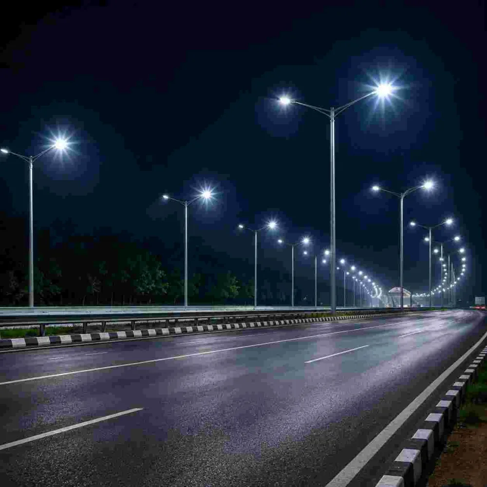 Street Light Pole  🚦 Every safe journey at night starts with one thing: a strong street light pole.