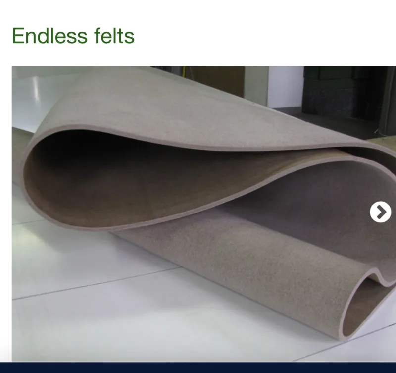 Woolen Felts , Saree Roll Polishing Machine Felt