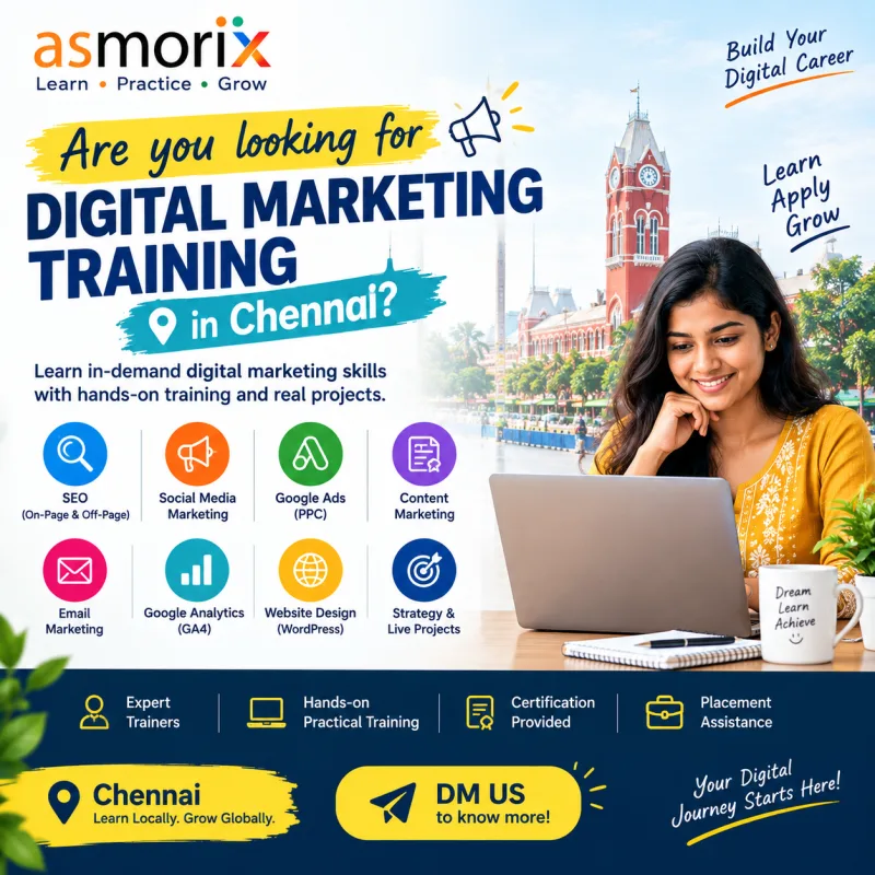 Digital Marketing Training in Chennai – Asmorix