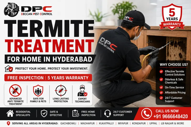 Professional Termite Control Services in Hyderabad | Deccan Pest Control